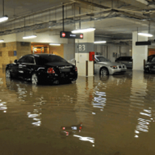garaje inundado